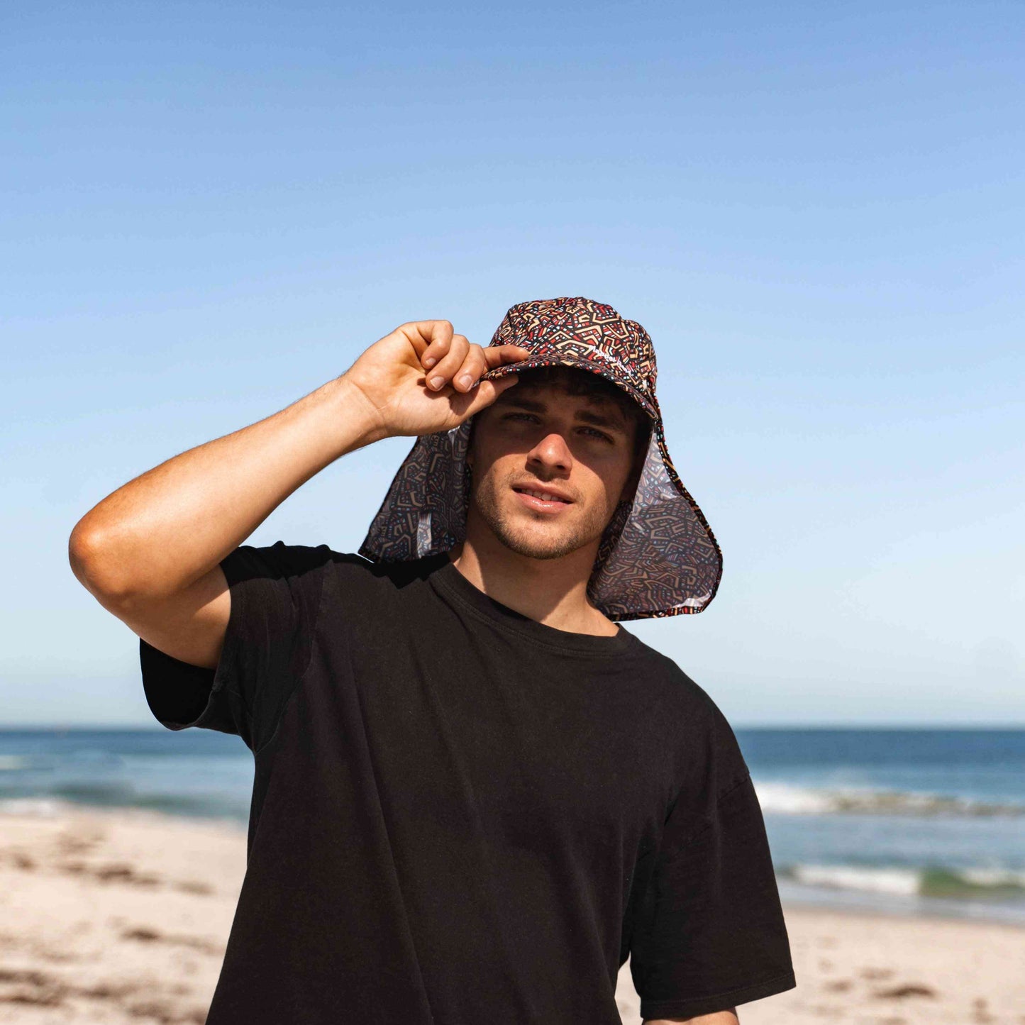 Chockers Adult Legionnaires Flap Hat - Flapper Head