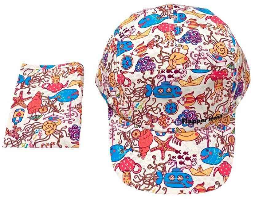 Submarine Kids Legionnaires Flap Hat - Flapper Head