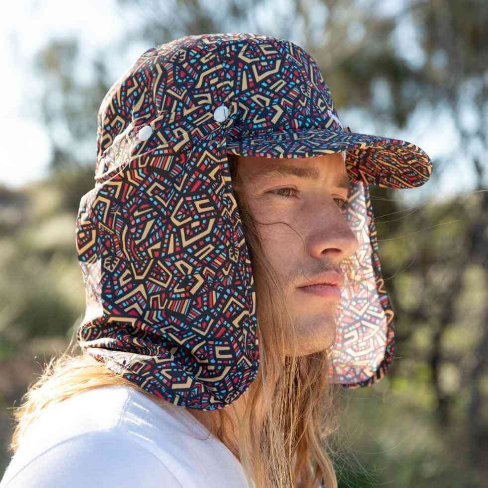 Chockers Adult Legionnaires Flap Hat - Flapper Head