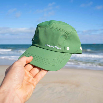 Green Adult Legionnaires Flap Hat *NEW* - Flapper Head